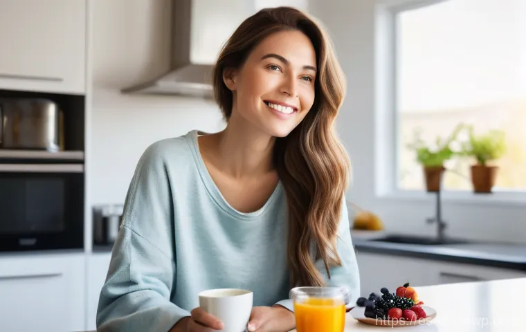 헤어 영양소의 적절한 섭취 시기 - Prompt 1: Morning Vitality**